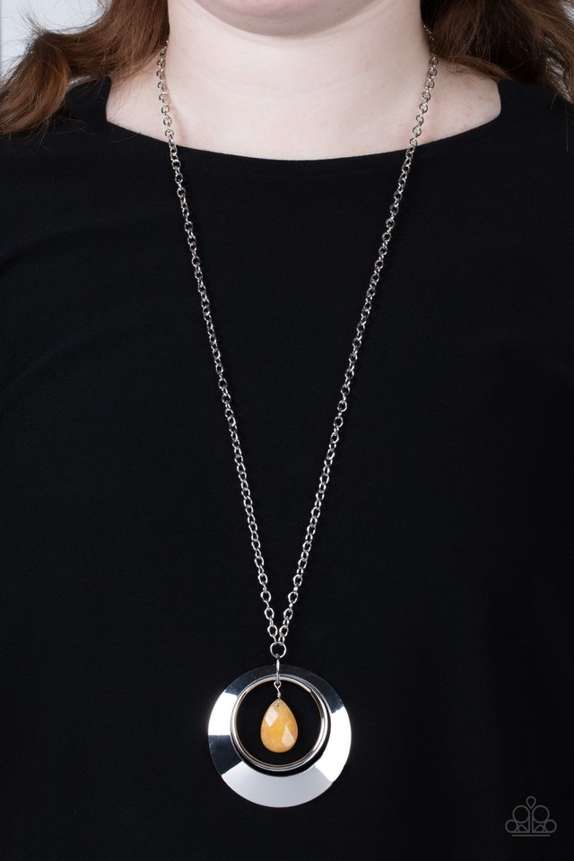 Inner Tranquility - Yellow - Paparazzi Necklace Image