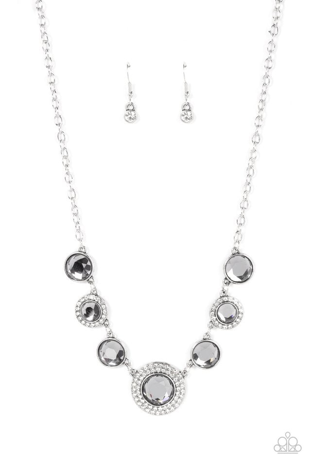 Extravagant Extravaganza - Silver - Paparazzi Necklace Image