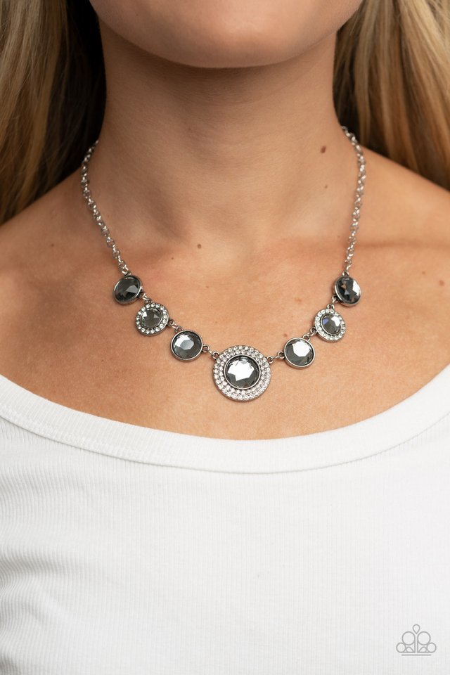 Extravagant Extravaganza - Silver - Paparazzi Necklace Image