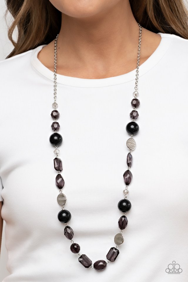 Timelessly Tailored - Black - Paparazzi Necklace Image
