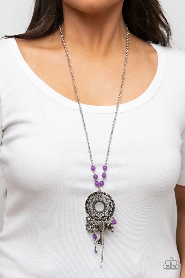Making Memories - Purple - Paparazzi Necklace Image