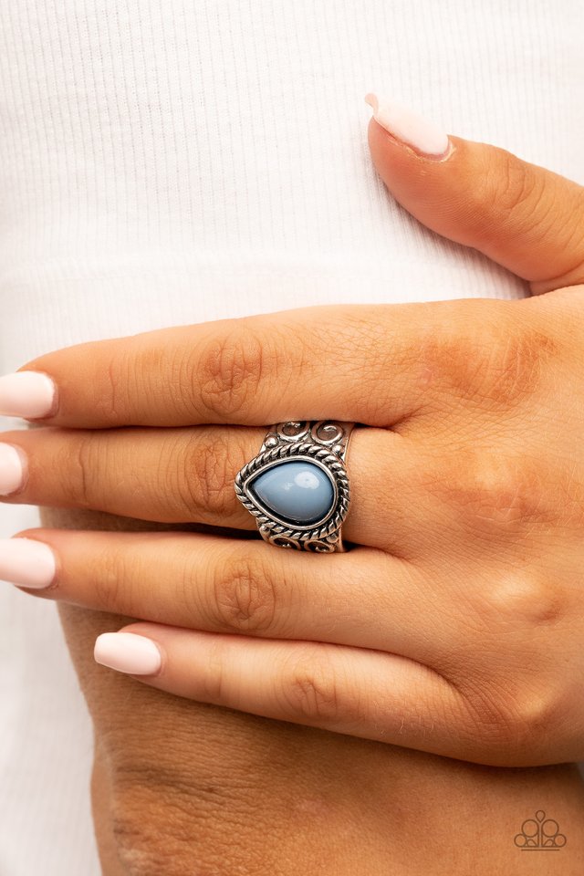 Maritime Mirage - Blue - Paparazzi Ring Image