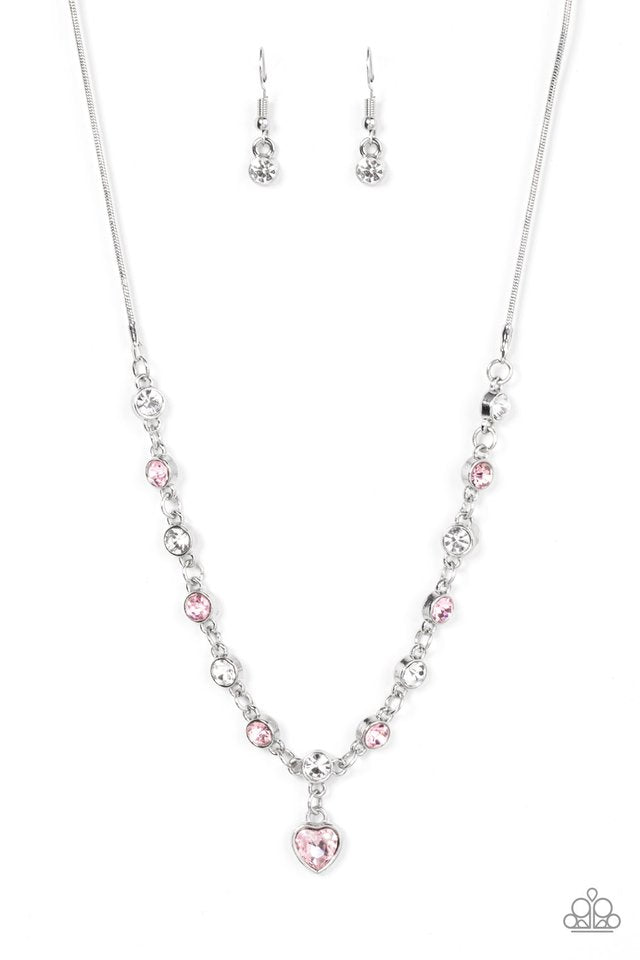 True Love Trinket - Pink - Paparazzi Necklace Image