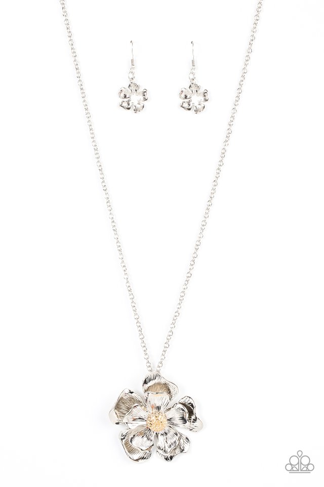 Homegrown Glamour - Silver - Paparazzi Necklace Image
