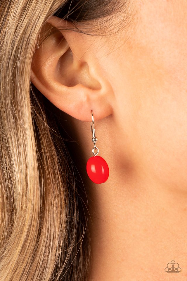 Coastal Cruise - Red - Paparazzi Necklace Image
