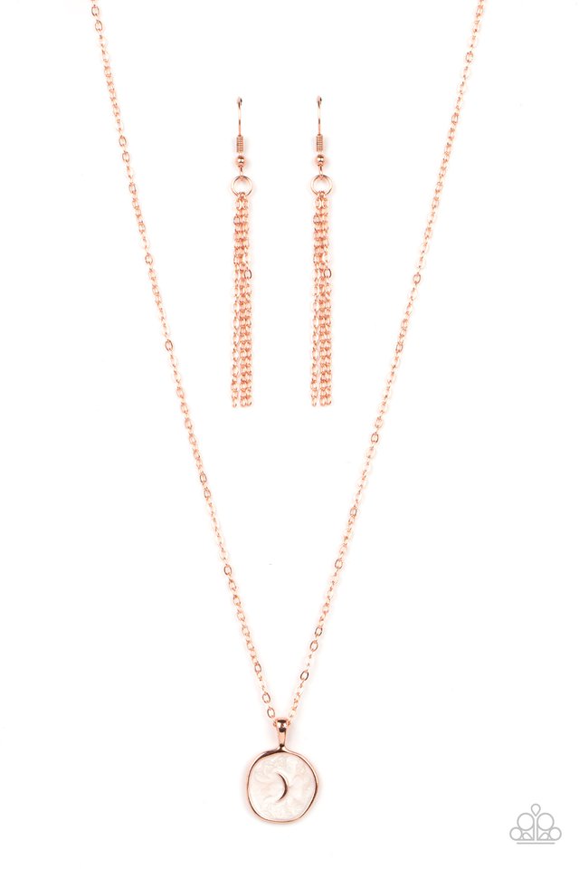Moon Magic - Copper - Paparazzi Necklace Image
