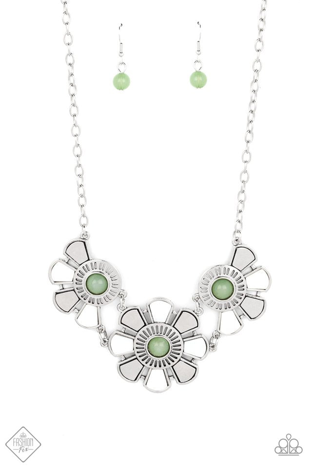 Aquatic Garden - Green - Paparazzi Necklace Image