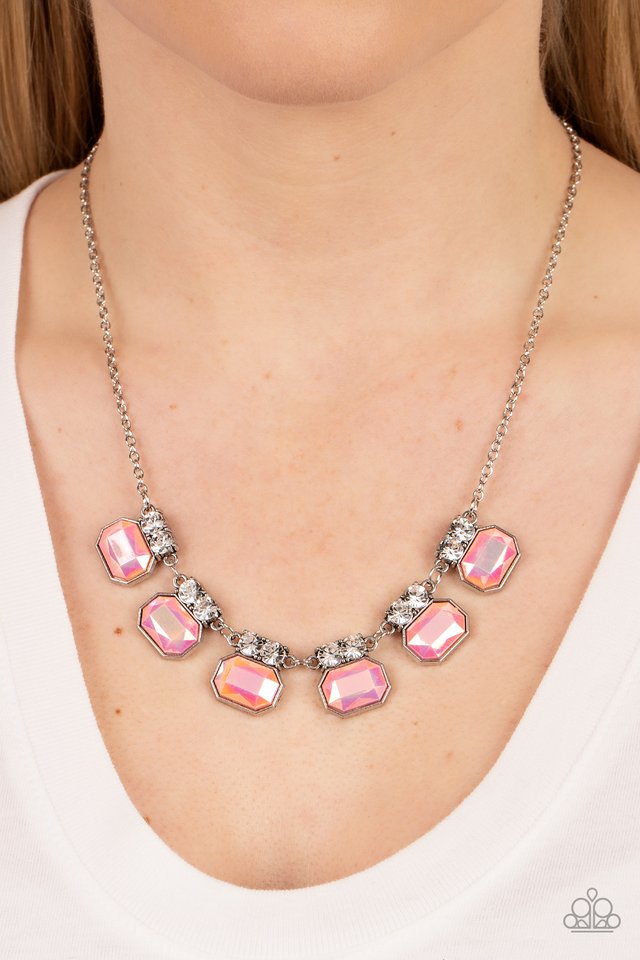 Interstellar Inspiration - Pink - Paparazzi Necklace Image