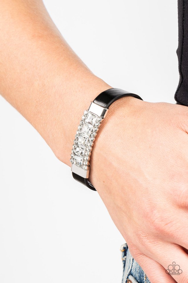 Rebel Reputation - Black - Paparazzi Bracelet Image