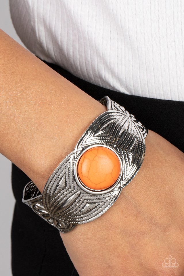 Western Odyssey - Orange - Paparazzi Bracelet Image