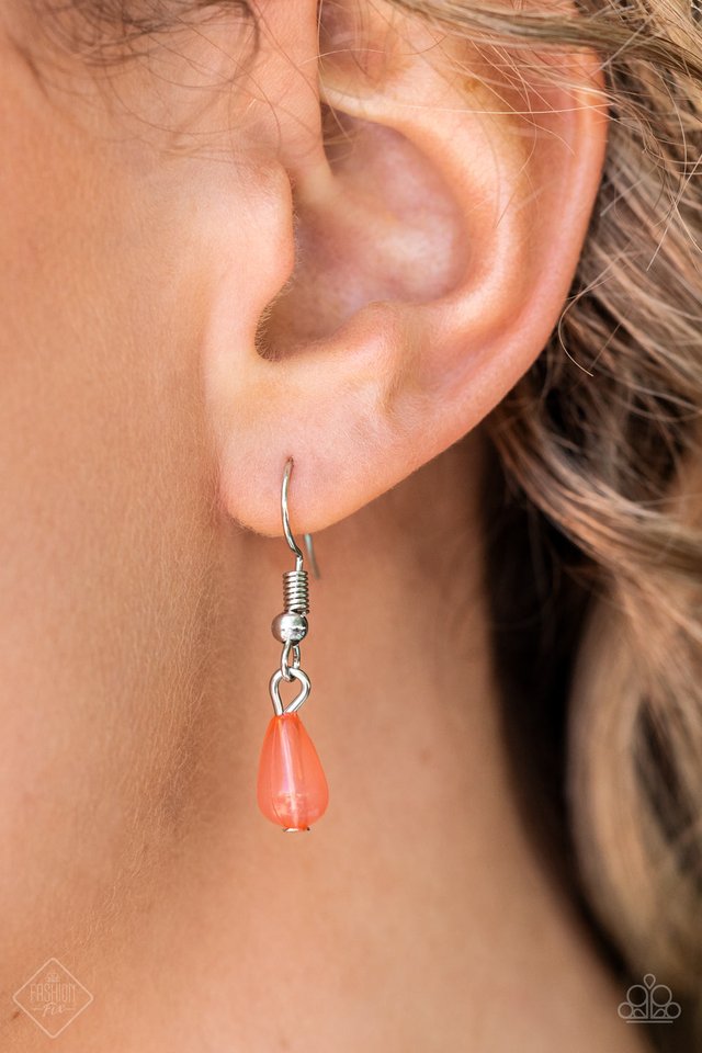 Totally Trolling - Orange - Paparazzi Necklace Image