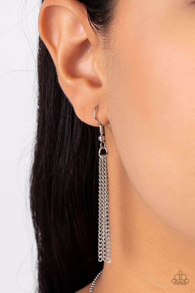 Shimmering Seafloors - Black - Paparazzi Necklace Image