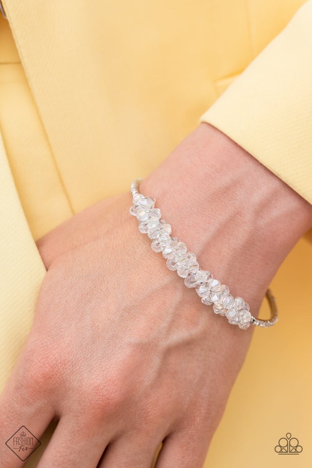 BAUBLY Personality - White - Paparazzi Bracelet Image