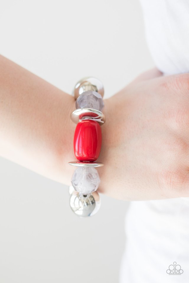 Paparazzi Bracelet - BAY After BAY - Red
