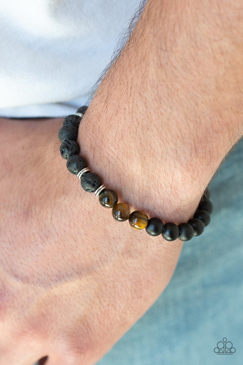 Men's Paparazzi Bracelet ~ Karma - Brown