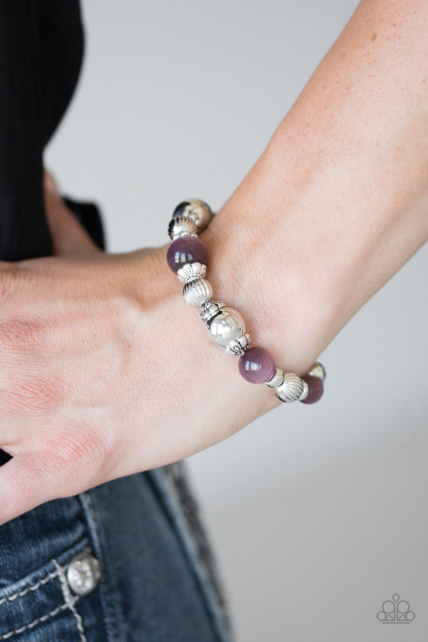 Paparazzi Bracelet ~ Once Upon A MARITIME - Purple