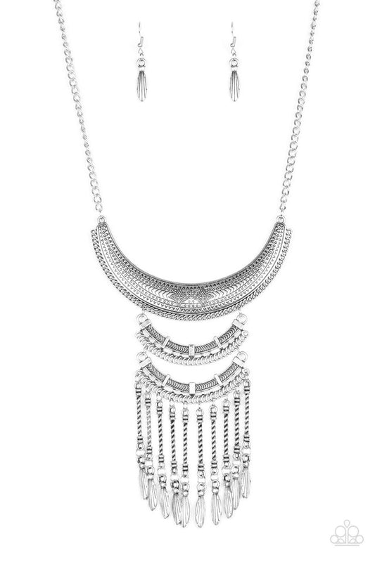 Eastern Empress - Silver - Paparazzi Necklace Image