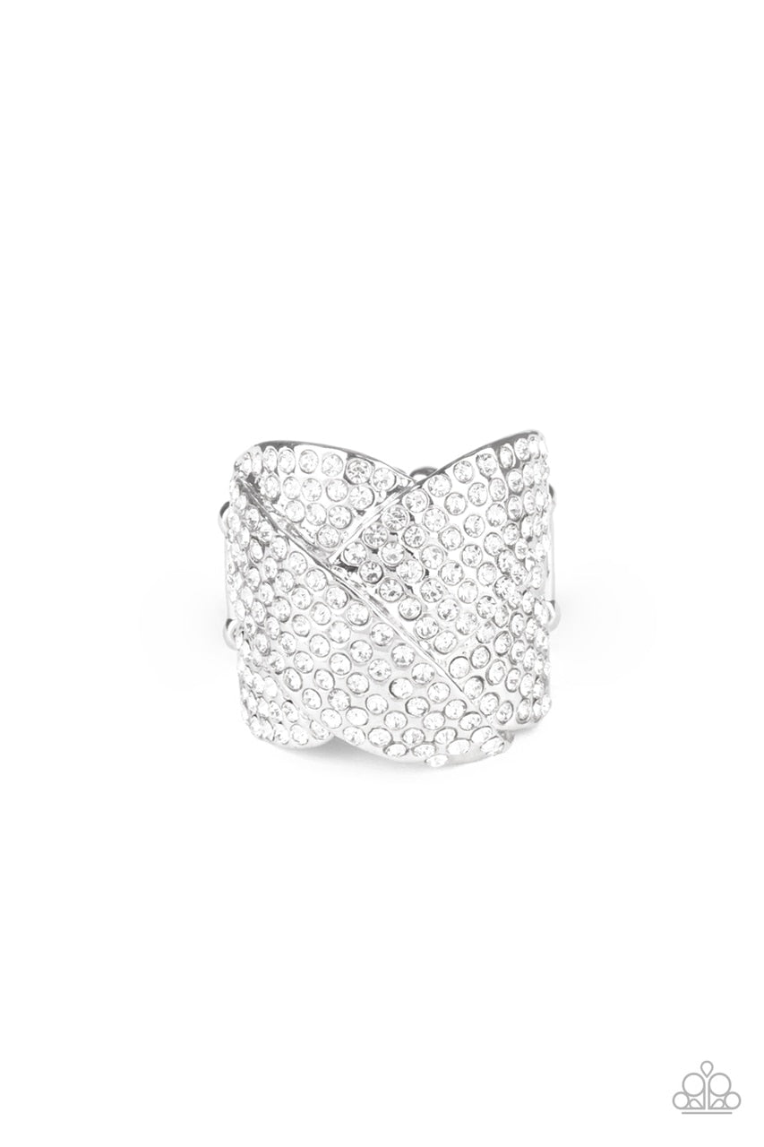 Paparazzi Ring - Scandalous Shimmer - White
