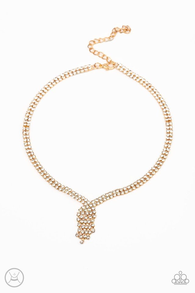 Paparazzi Necklace ~ Ante Up - Gold