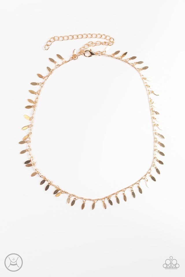 Paparazzi Necklace ~ PURR-fect Ten - Gold