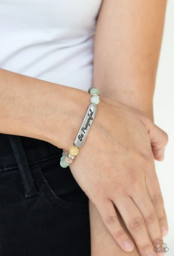 Paparazzi Bracelet ~Be Prayerful - Green