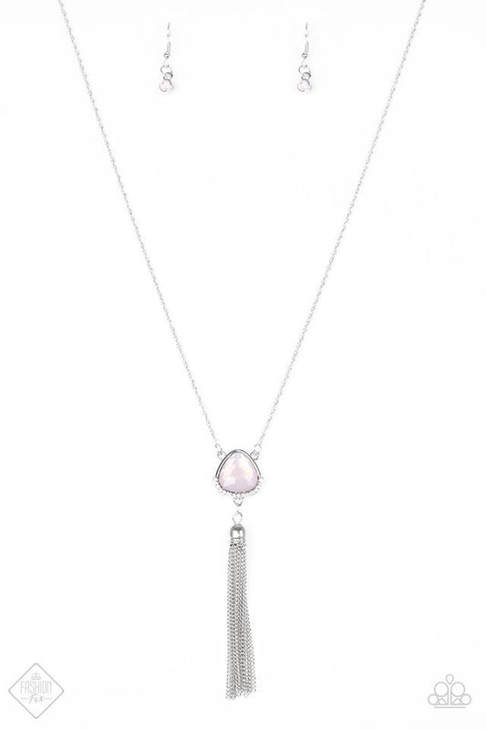 Paparazzi Necklace - The Glow Show - Pink