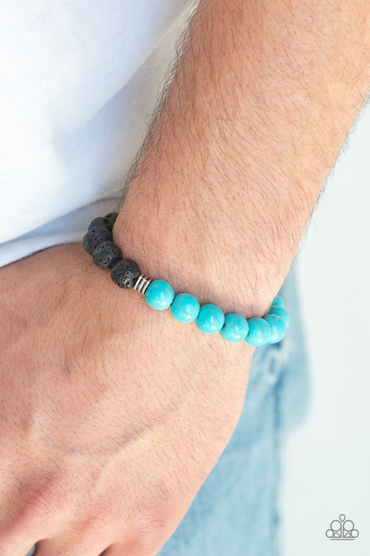 Men's Paparazzi Bracelet ~ Destiny - Blue