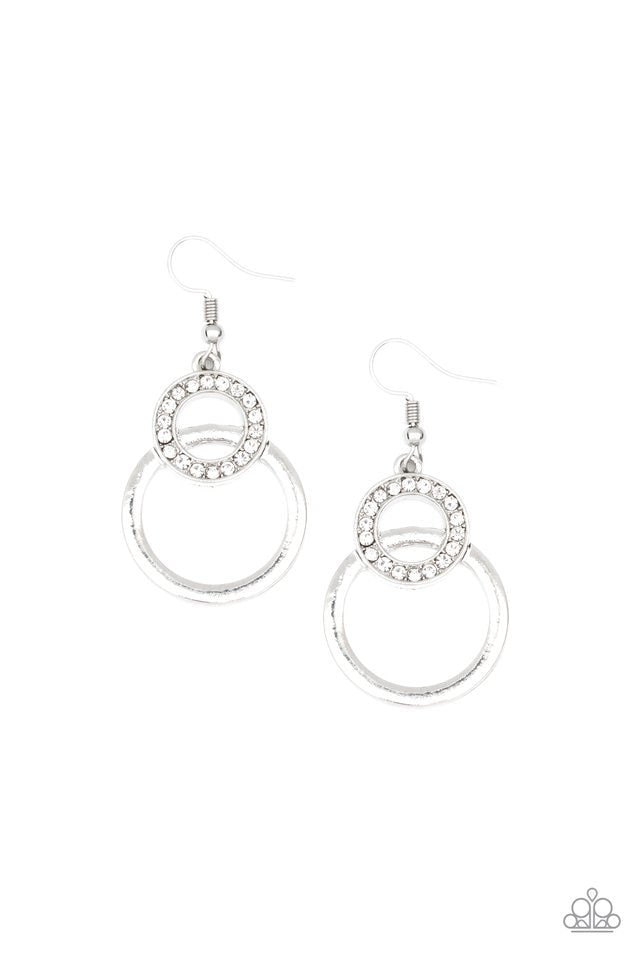 Paparazzi Earring ~ Regal Refinery - White