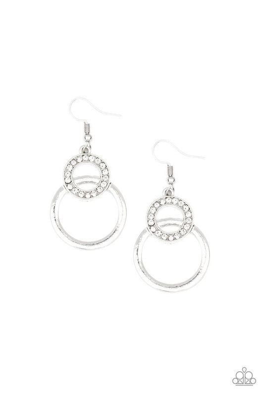Paparazzi Earring ~ Regal Refinery - White
