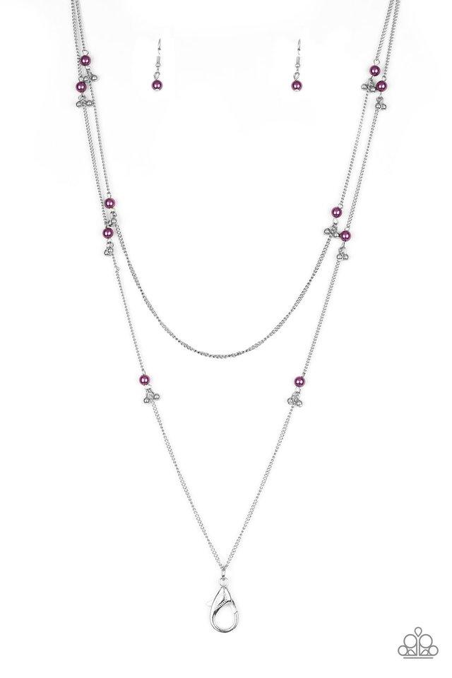 Paparazzi Necklace Lanyard ~ Ultrawealthy - Purple