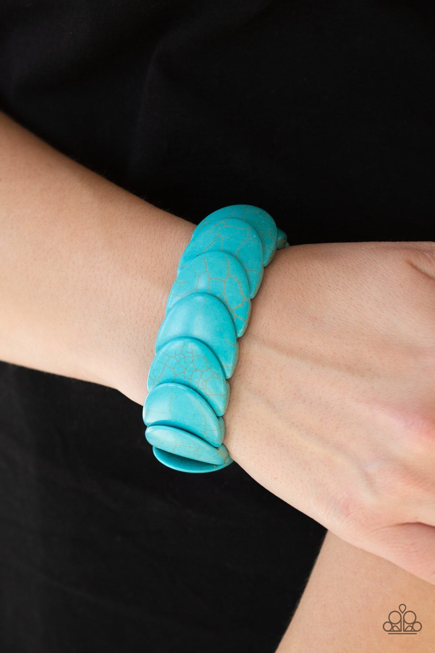 Paparazzi Bracelet ~ Nomadic Nature - Blue