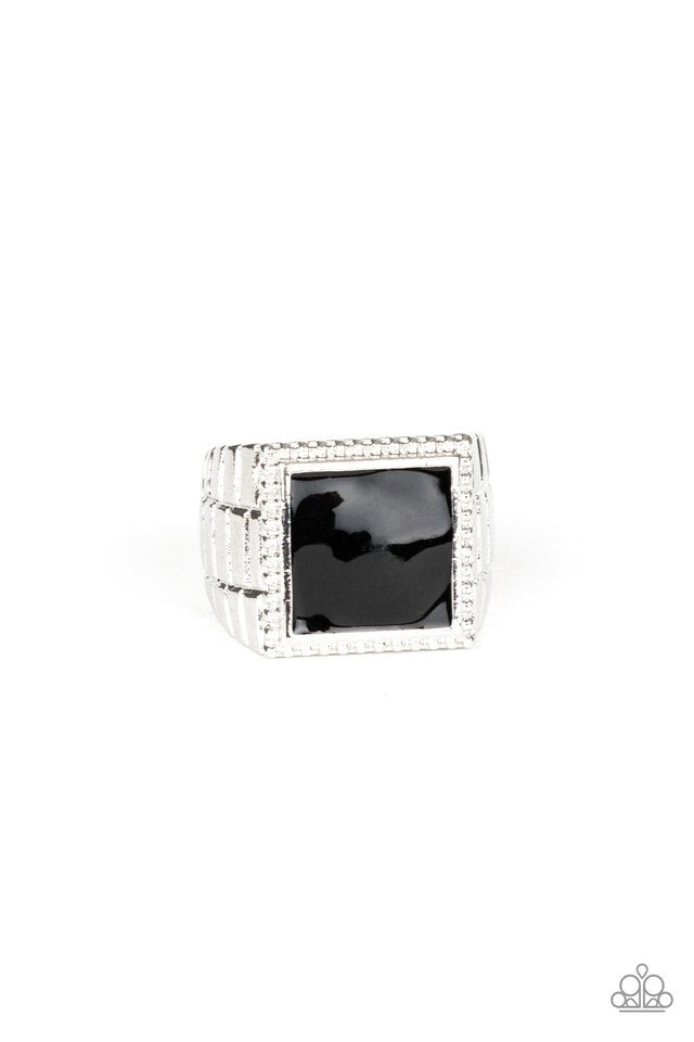 Men's Paparazzi Ring ~ The Titan - Black