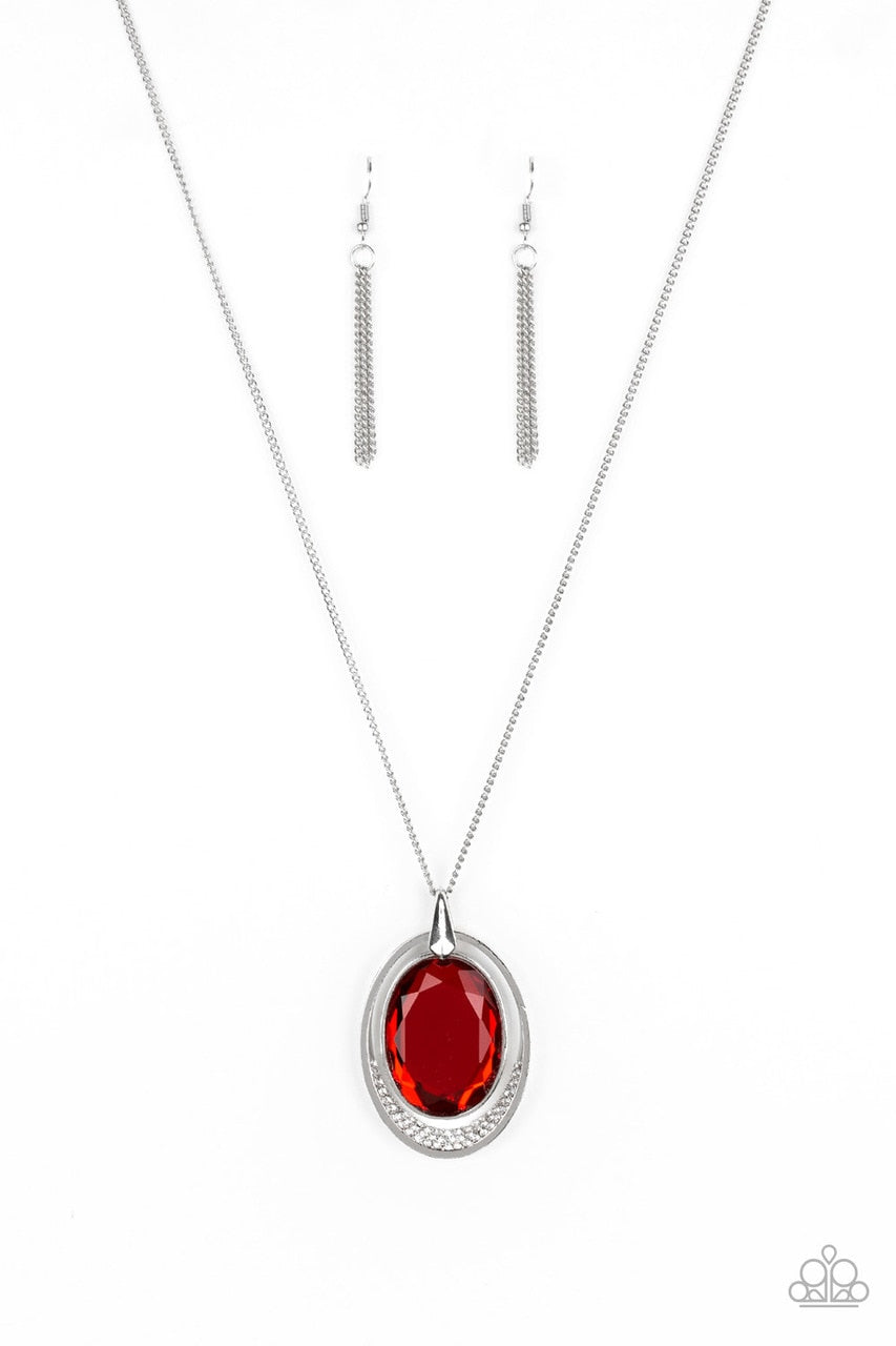 Paparazzi Necklace ~ Metro Must-Have - Red