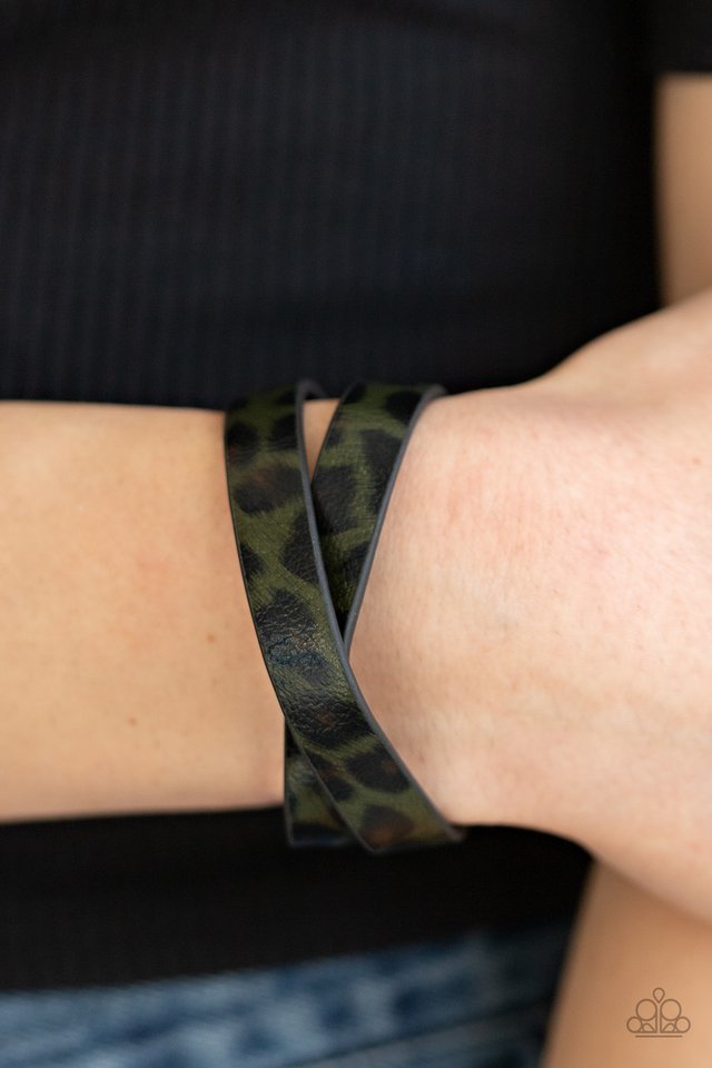 Paparazzi Bracelet ~ All GRRirl - Green