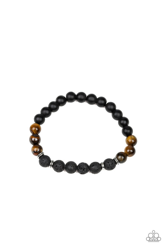 Men's Paparazzi Bracelet ~ Karma - Brown
