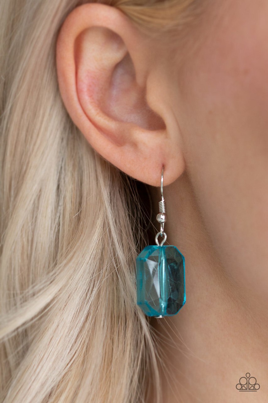 Paparazzi Necklace ~ ICE Versa - Blue