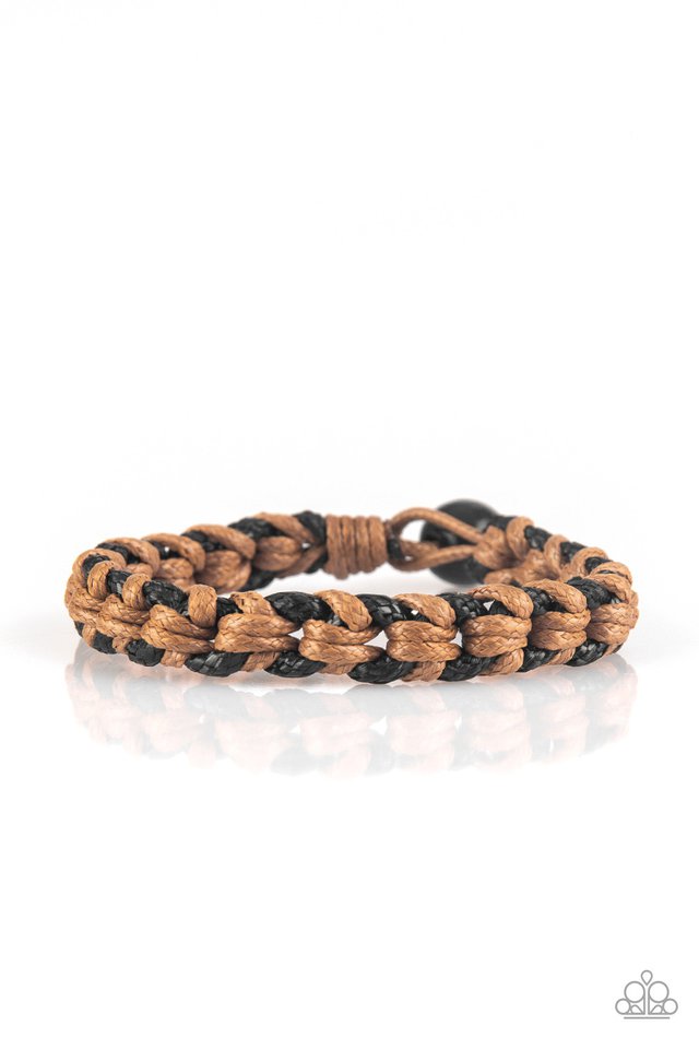 KNOT Another Word! - Brown - Paparazzi Bracelet Image