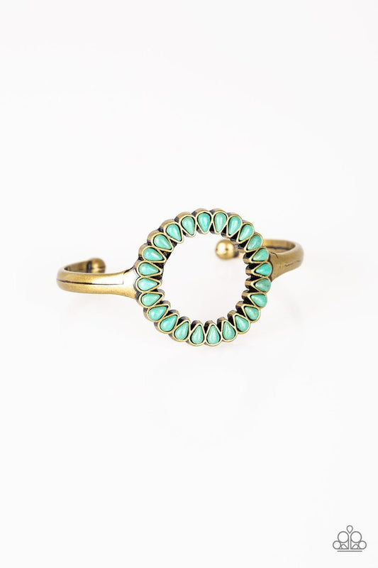 Paparazzi Bracelet ~ Divinely Desert - Brass