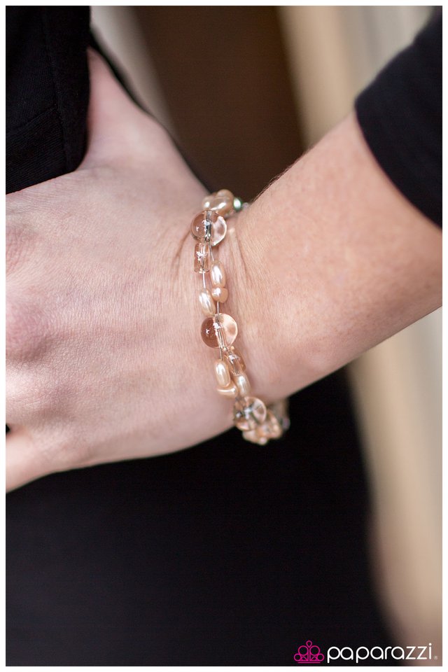 Paparazzi Bracelet ~ Dont Forget to Breathe - Brown