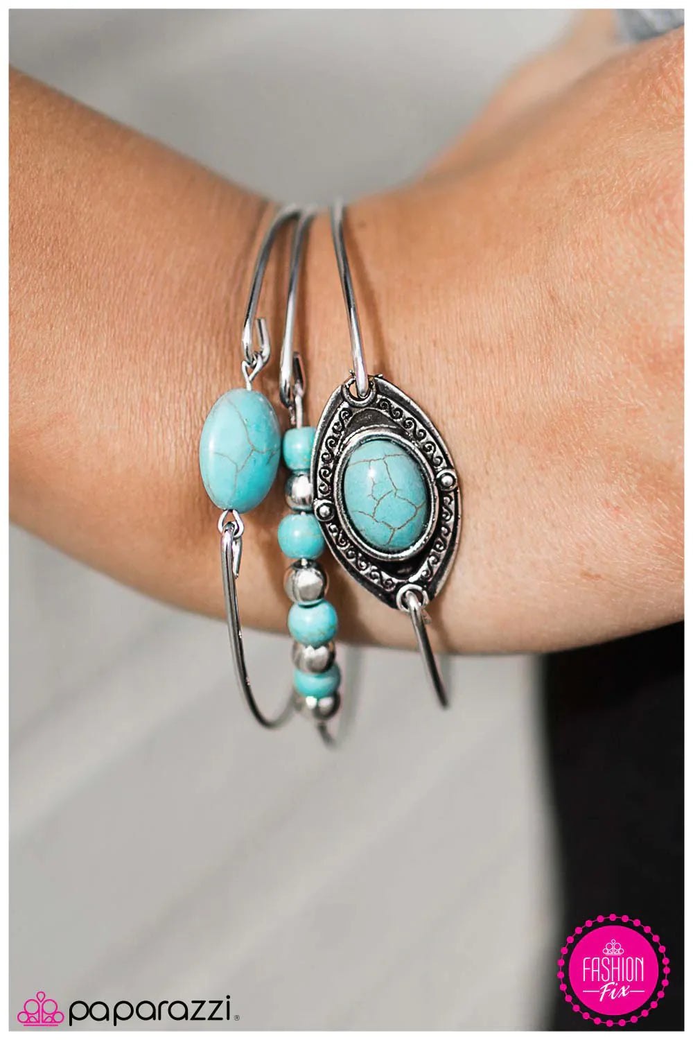 Paparazzi Bracelet ~ Mustang Sally  - Blue