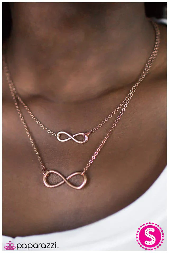 Paparazzi Necklace ~ Always On My Mind - Copper