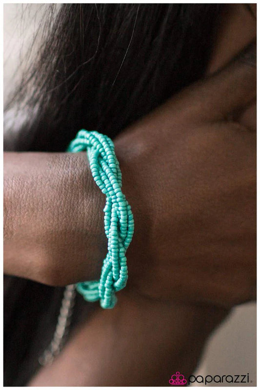 Paparazzi Bracelet ~ BEAD-iful Girls - Blue