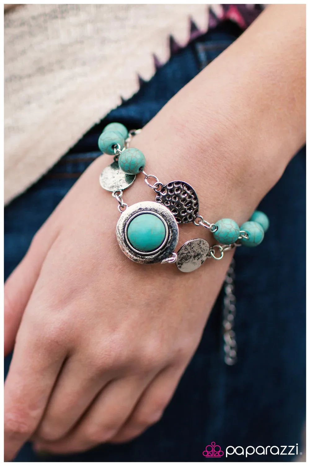 Paparazzi Bracelet ~ Journey West - Blue