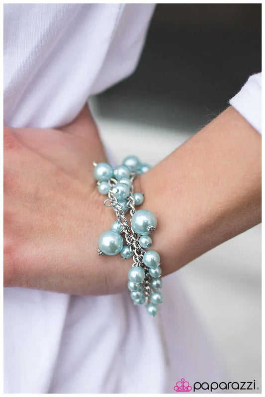 Paparazzi Bracelet ~ Fine Dining - Blue