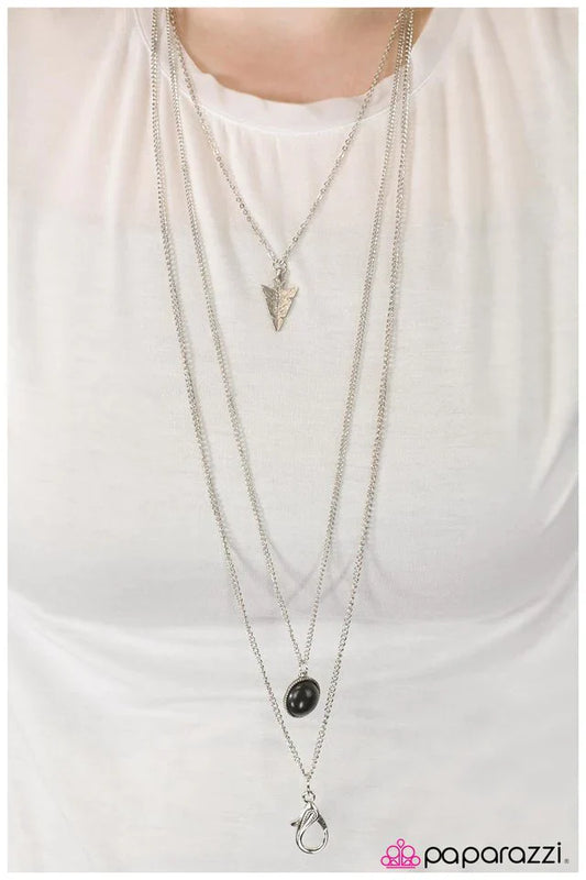 Paparazzi Necklace ~ A Southern Artifact - Black