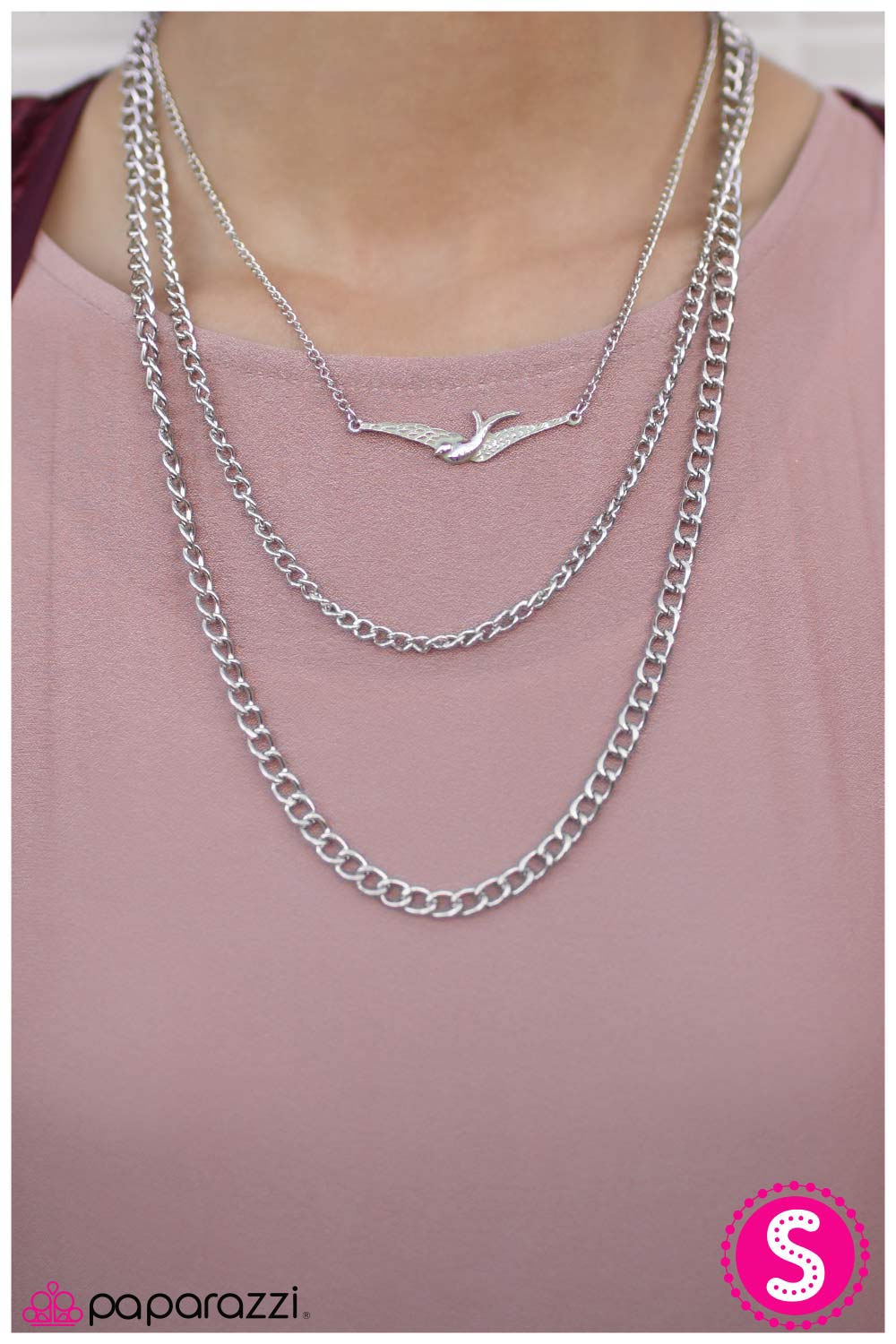 Paparazzi Necklace ~ A Birds-Eye View - Green