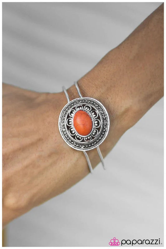 Paparazzi Bracelet ~ The Westerner - Orange