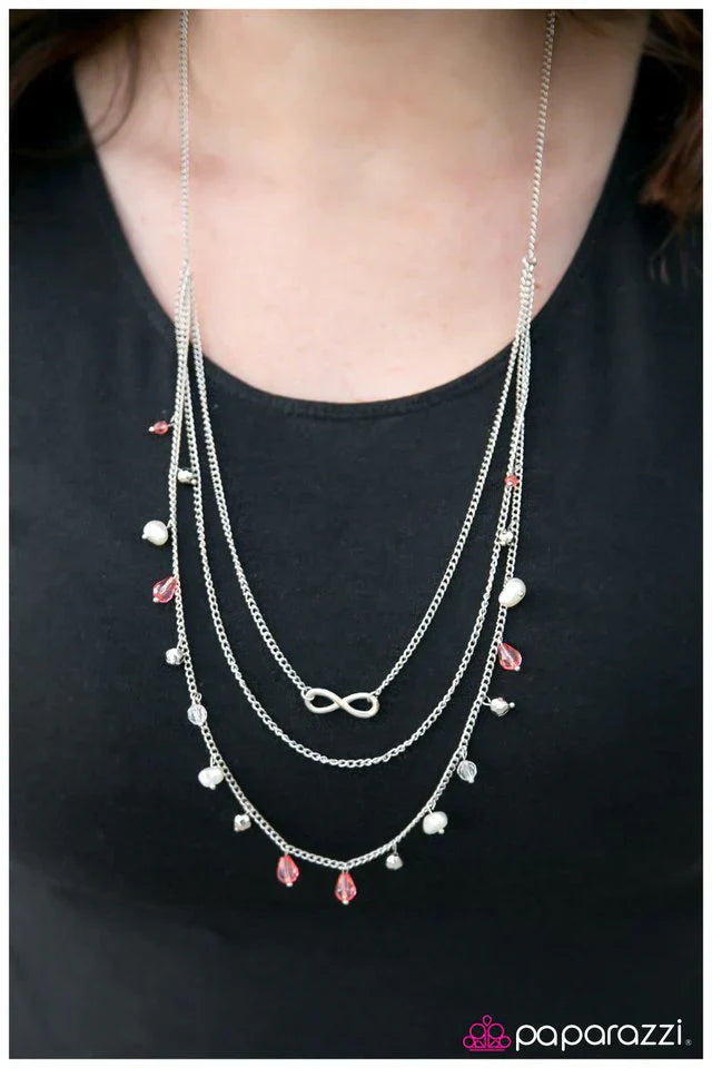 Paparazzi Necklace ~ My End and My Beginning - Orange