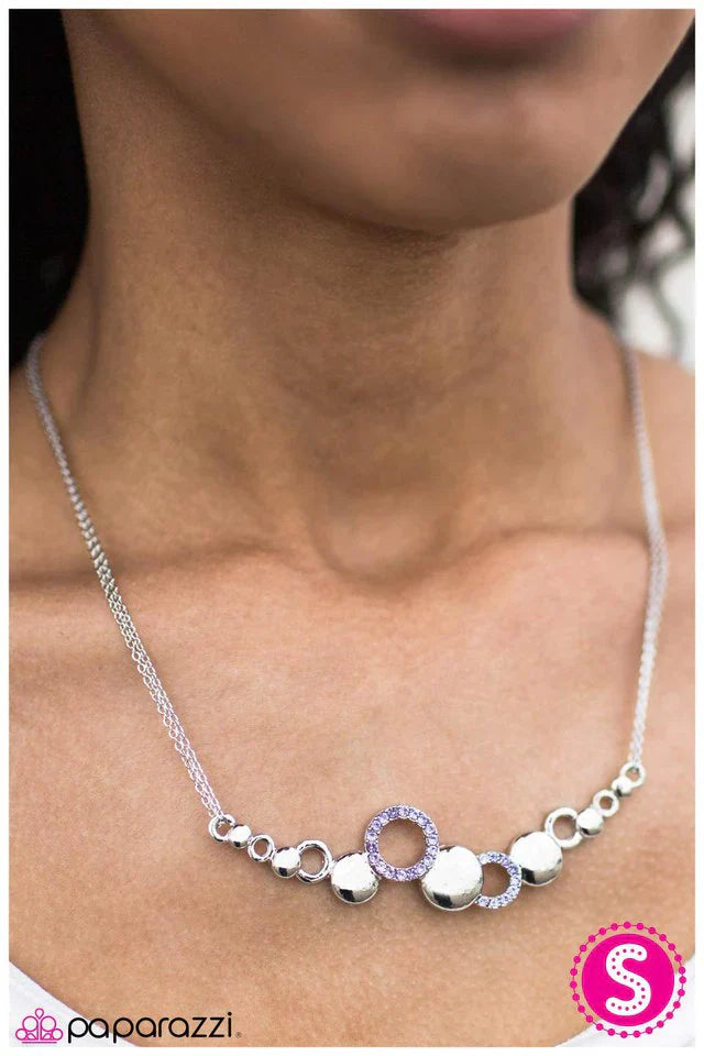 Paparazzi Necklace ~ Honorable Mention - Purple