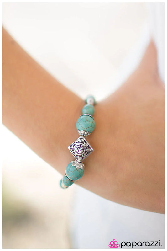 Paparazzi Bracelet ~ Range Rover - Blue